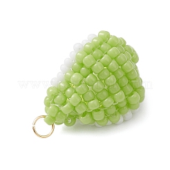 Подвески в виде фруктов из стеклянных бусин&nbsp;PALLOY-MZ00894-03