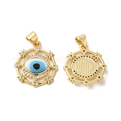 Ручной зла подвески бусины глаз&nbsp;LAMP-E034-02G-02