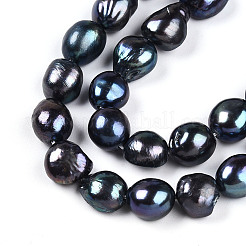 Нити из натурального культивированного пресноводного жемчуга&nbsp;PEAR-N014-09A-04