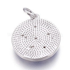 Латунь эмаль подвески KK-O113-08A-P