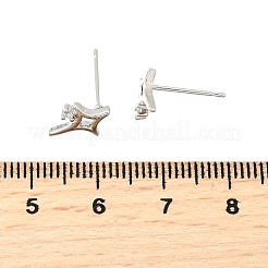 Серьги-гвоздики из циркония EJEW-M103-03P