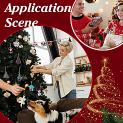 25 шт. подвески из дерева с принтом в 25 стилях WOOD-GA0001-95