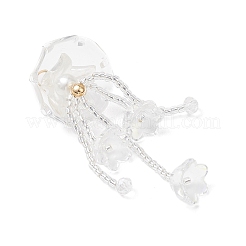 Большие подвески в виде медуз из стеклянных семян&nbsp;PALLOY-MZ01166-02