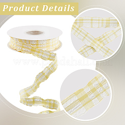 Тканевая клетчатая лента&nbsp;OCOR-WH20071-001A