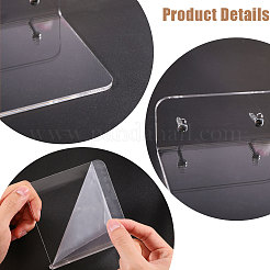 Квадратные акриловые плавающие подвесные полки DIY-WH0678-113