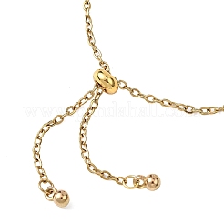 Изготовление браслета из цепей с шариковыми звеньями из нержавеющей стали 304&nbsp;AJEW-JB01458-01