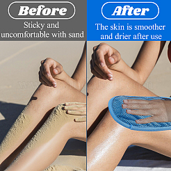 2 шт. бархатные перчатки для удаления песка&nbsp;AJEW-CP0010-16