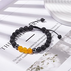 Natürliches Malaysien-Jade-Armband (gefärbt)&nbsp;BJEW-JB08144-03