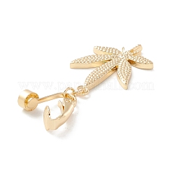 Кольцо для живота с подвеской из страз AJEW-F057-05G