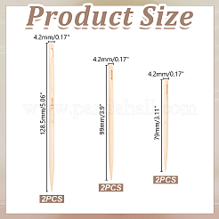 3 Stück Stricknadeln aus Holz&nbsp;DIY-WH0698-125