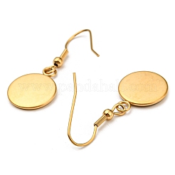 Ионное покрытие (ip) крючки для сережек из нержавеющей стали 304&nbsp;STAS-F296-01G