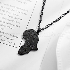 4 шт. 4-цветное ожерелье с подвеской из сплава NJEW-OC0001-03