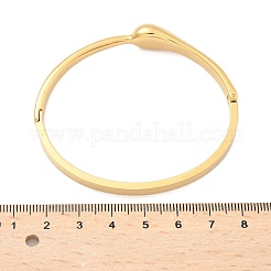 Шарнирные браслеты из нержавеющей стали 304 для женщин AJEW-P127-14G