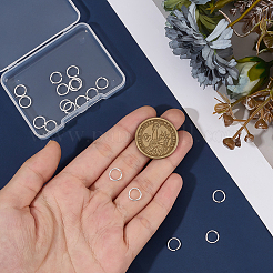 20 шт. 925 открытых кольца из стерлингового серебра STER-PH0003-66