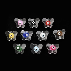 Прозрачные стеклянные эмалевые бусины GLAA-C029-01B