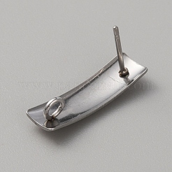 Серьга-гвоздик из нержавеющей стали 304&nbsp;STAS-WH0017-030P