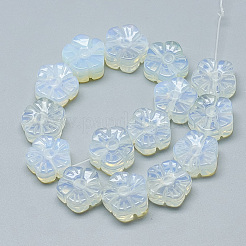 Fili di perle di opalite scolpite&nbsp;G-T122-08J