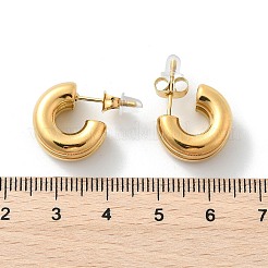 Серьги-гвоздики из нержавеющей стали 304&nbsp;EJEW-U051-02G