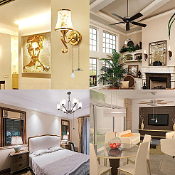 Удлинители цепи потолочного вентилятора из сплава&nbsp;FIND-WH0290-21AB