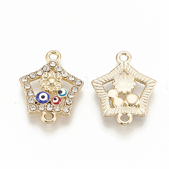 Соединители звеньев сплава горный хрусталь&nbsp;ALRI-Q235-014KC