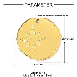 Подвески из нержавеющей стали 304&nbsp;STAS-OY007-77G