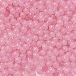 Светящиеся в темноте прозрачные стеклянные круглые бусины&nbsp;GLAA-F124-B08