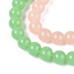 Стеклянные бусины GLAA-N058-8mm-C01