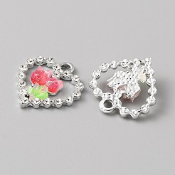 Платинового сплава горный хрусталь подвески&nbsp;FIND-TAC0008-69P-04