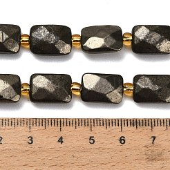 Stränge aus natürlichen Goldpyritperlen&nbsp;G-F833-D01-01