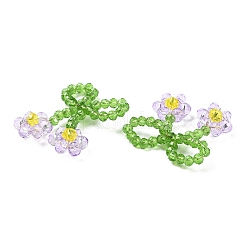 Подвески из стеклянных бусин&nbsp;GLAA-C028-08C