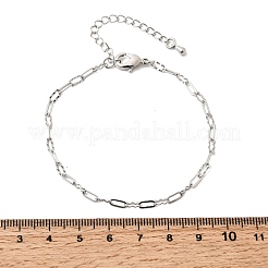 Messing-Armbänder mit ovalen Gliederketten für Damen&nbsp;BJEW-F531-05P