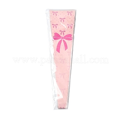 Maniche trasparenti in PE con stampa a fiocco per fiori a cono&nbsp;ABAG-FZC0002-001G