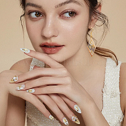 260 шт. 26 стиля сплава 26 буквы формы украшения для ногтей MRMJ-OC0004-11