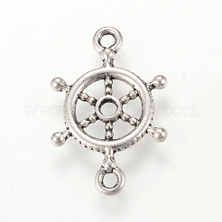 Соединители из сплава в тибетском стиле&nbsp;TIBE-Q066-13AS-RS