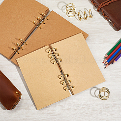 Железный переплет с 3 кольцом&nbsp;AJEW-CP0009-48A