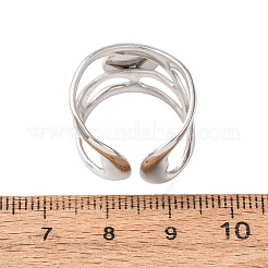 304ステンレススチールカフリング部品  ラウンドパッドリングセッティング  ステンレス鋼色  18mm  18mm  トレイのサイズ：8mm&nbsp;SA-CBA76C4-02P-01