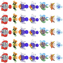 5шт подвески ручной работы лэмпворк&nbsp;LAMP-YW0001-68A