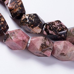 Chapelets de perles en rhodonite naturelle&nbsp;G-K267-09A