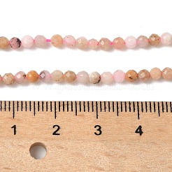 Натуральный розовый опал бусы пряди G-C201-B03-3mm