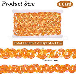 Бусины-пайетки из полиэстера&nbsp;OCOR-WH20004-06G