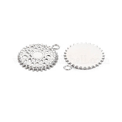Pendentifs en acier inoxydable 304 avec monture en émail&nbsp;STAS-N097-206