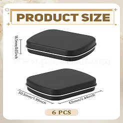 6 шт. жестяные коробки для хранения&nbsp;CON-LP0001-57C