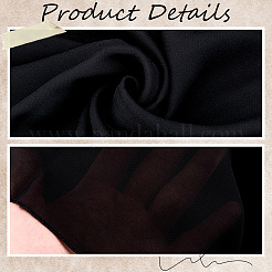 Однотонная шифоновая шаль&nbsp;AJEW-WH20067-021C