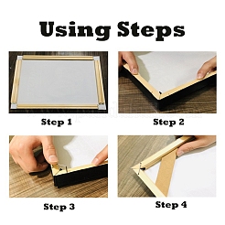 Носилки из цельного дерева DIY-WH0157-69B