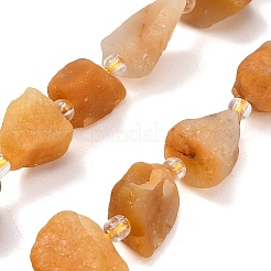 Natürliche gelbe Botswana Achat Perlen Stränge&nbsp;GG-CBA0B77-A21-03