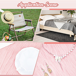 Квадратный коврик из акриловых волокон&nbsp;AJEW-WH20018-06C