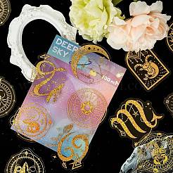 100 шт. прозрачные наклейки для животных с изображением созвездий PW-WG77E72-01