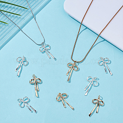 16 шт. 2-цветная стойка с покрытием из латуни с микропаве из кубического циркония&nbsp;KK-ME0001-01