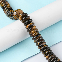 Природных тигровый глаз бисер нитей G-F743-06C