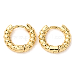 Латунные серьги обруча EJEW-K267-23G